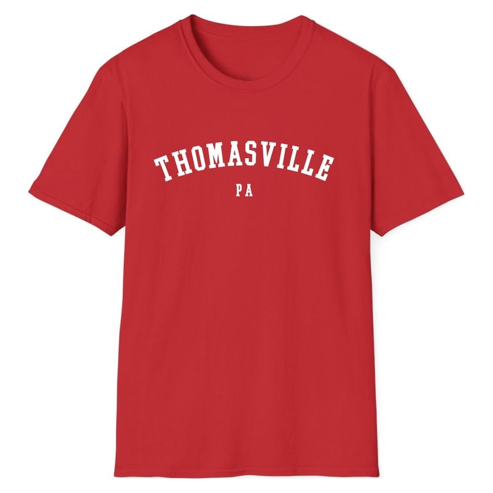 THOMASVILLE PENNSYLVANIA ARCHED — Red