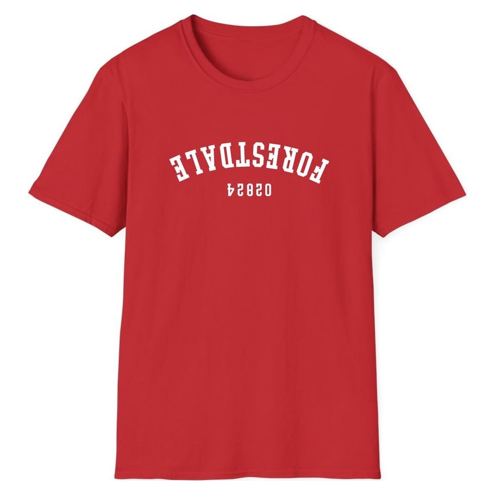 FORESTDALE 02824 ARCHED - UPSIDE DOWN — Red