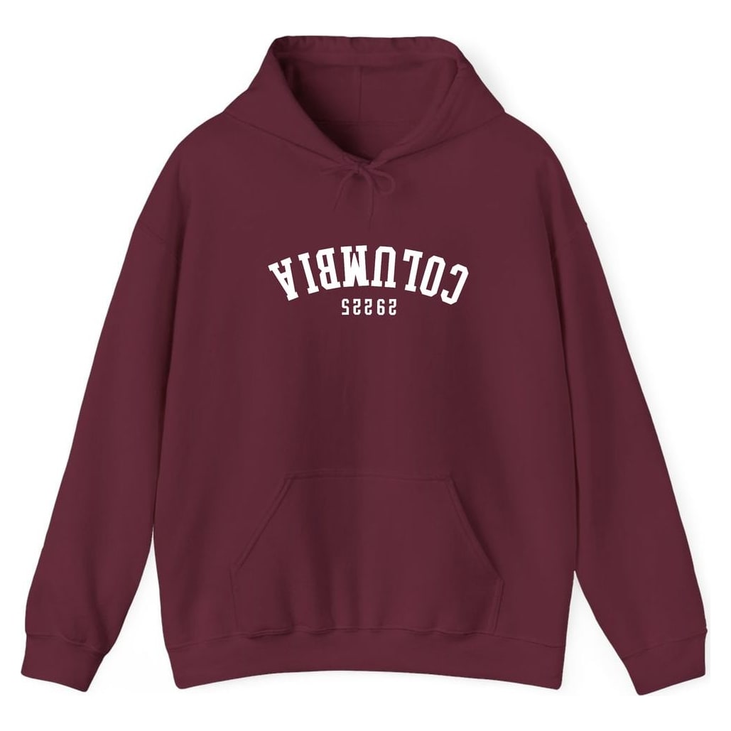 Columbia 29225 Arched - Upside Down — Maroon