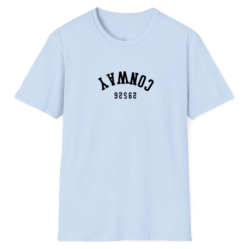 CONWAY 29526 ARCHED - UPSIDE DOWN — Light Blue