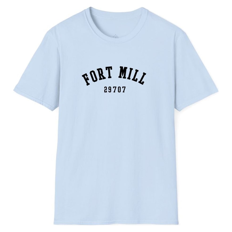 FORT MILL 29707 ARCHED — Light Blue