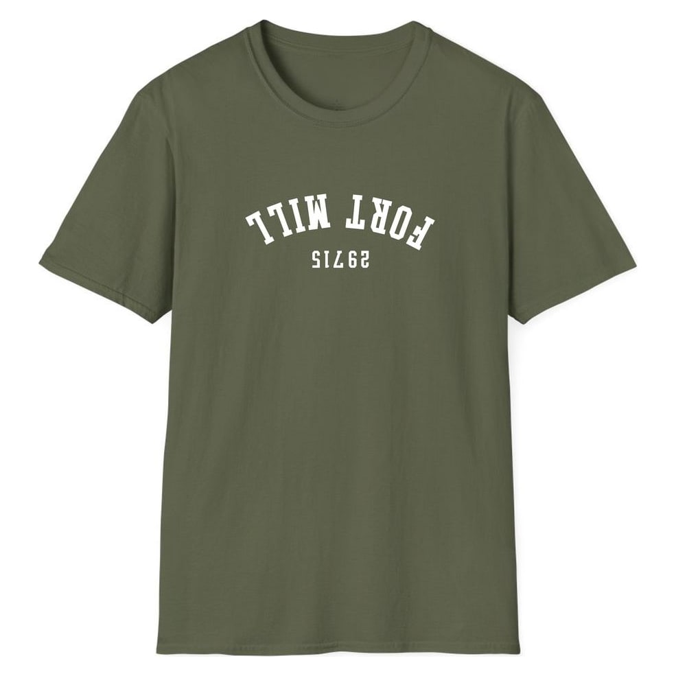 FORT MILL 29715 ARCHED - UPSIDE DOWN — Military Green
