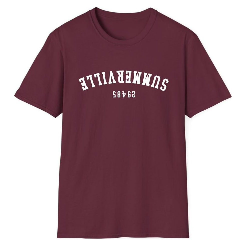 SUMMERVILLE 29485 ARCHED - UPSIDE DOWN — Maroon