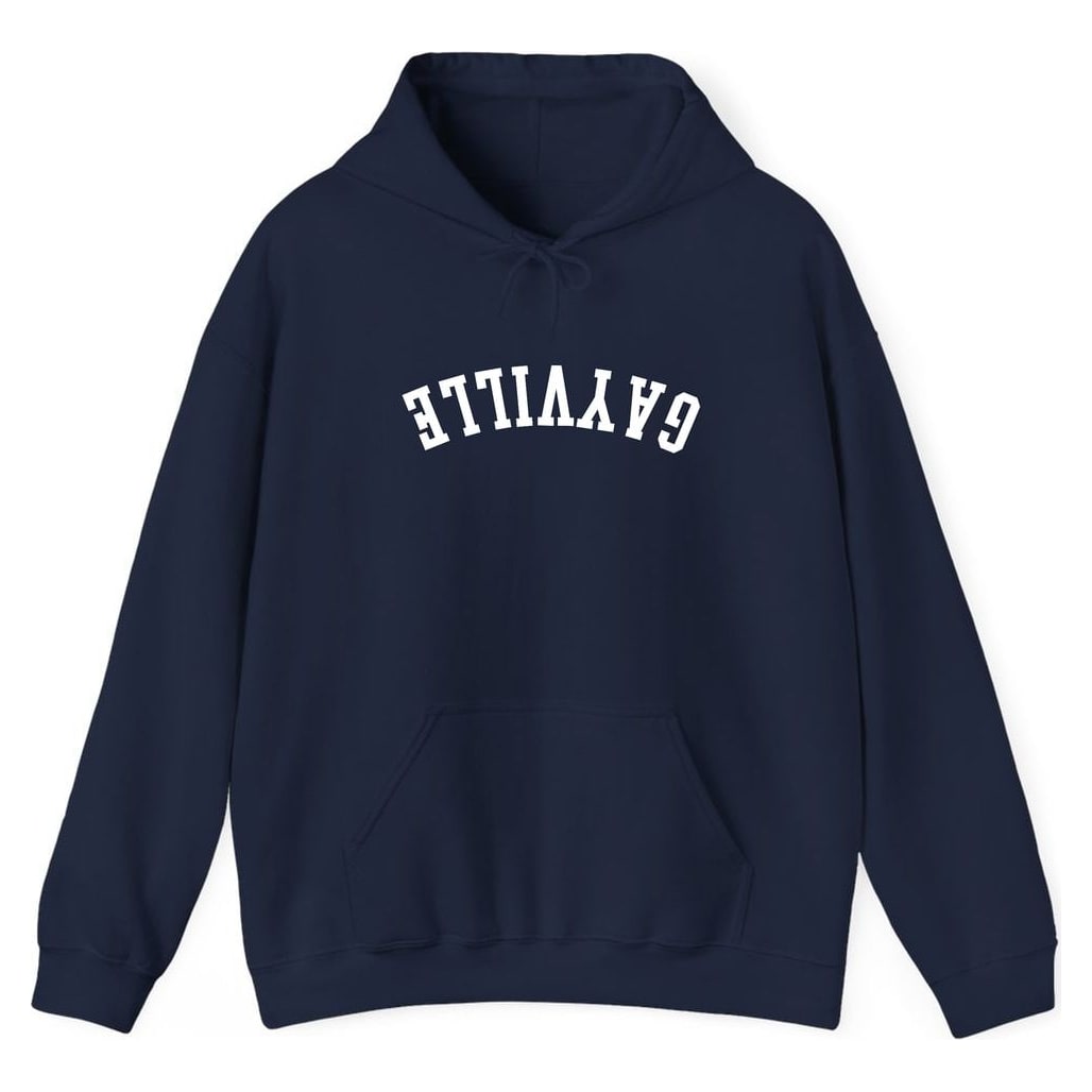 GAYVILLE ARCHED - UPSIDE DOWN — Navy