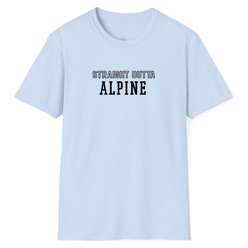 STRAIGHT OUTTA ALPINE — Light Blue