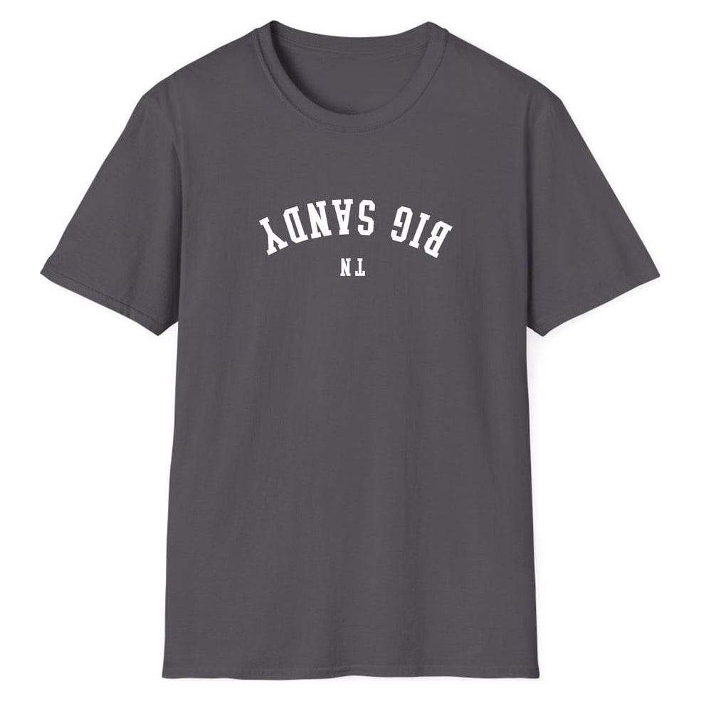 BIG SANDY TENNESSEE ARCHED - UPSIDE DOWN — Charcoal