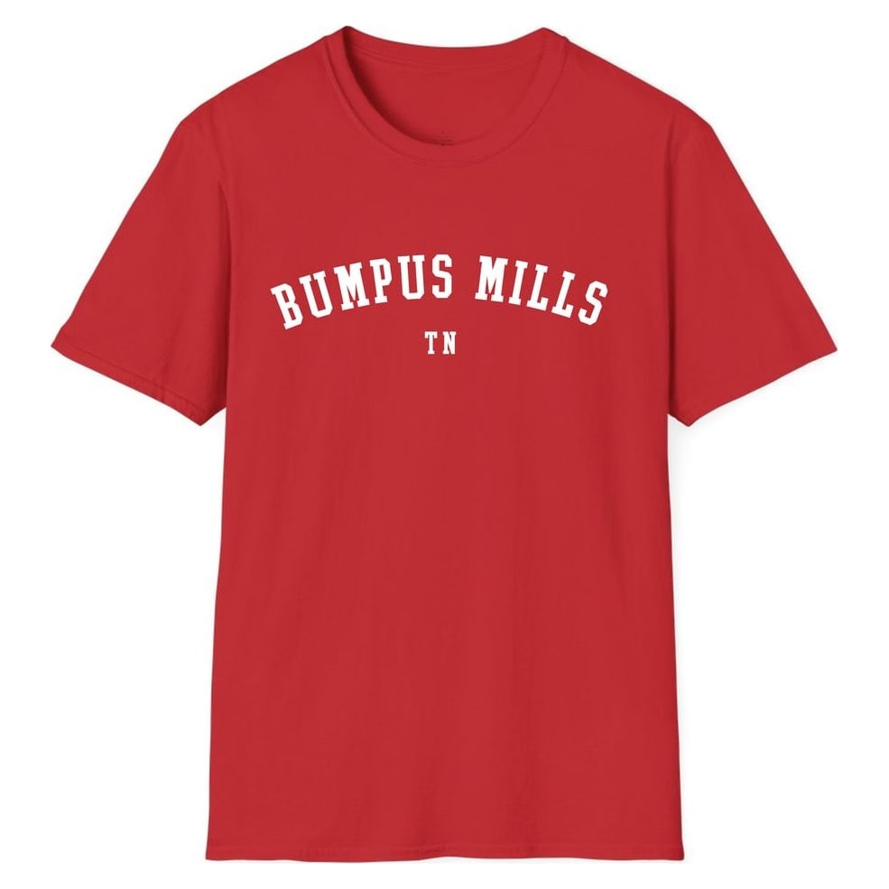 BUMPUS MILLS TENNESSEE ARCHED — Red