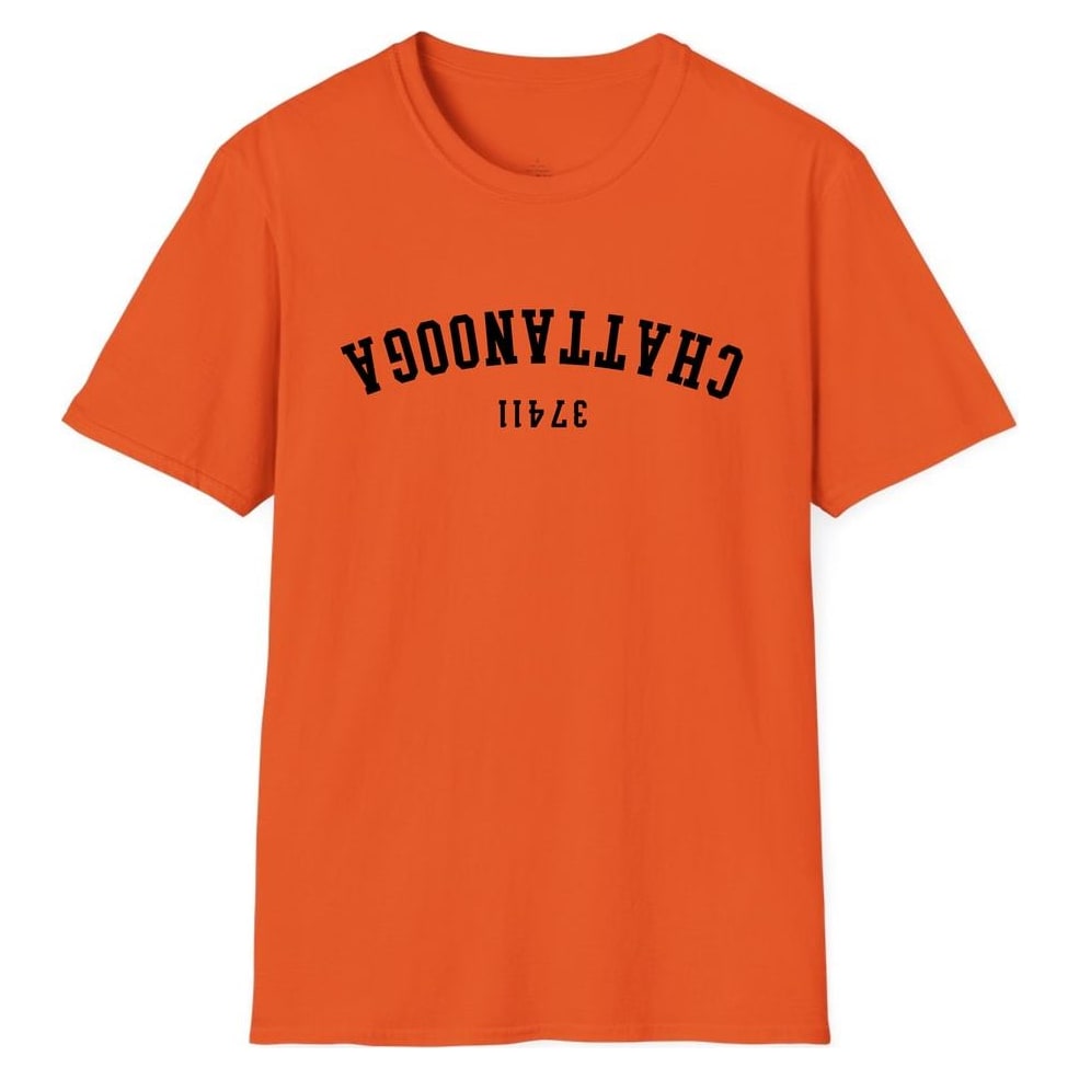 Chattanooga 37411 Arched - Upside Down — Orange
