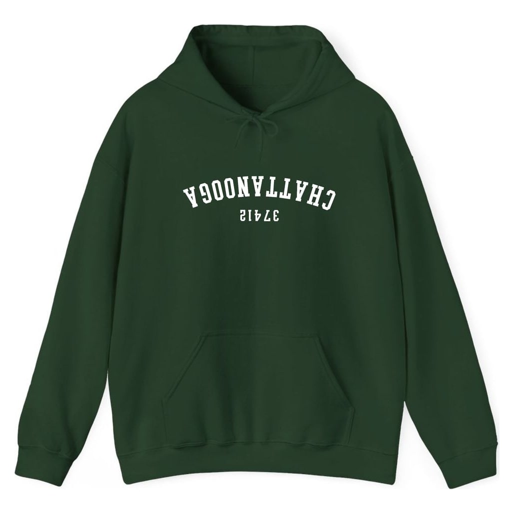 Chattanooga 37412 Arched - Upside Down — Forest Green