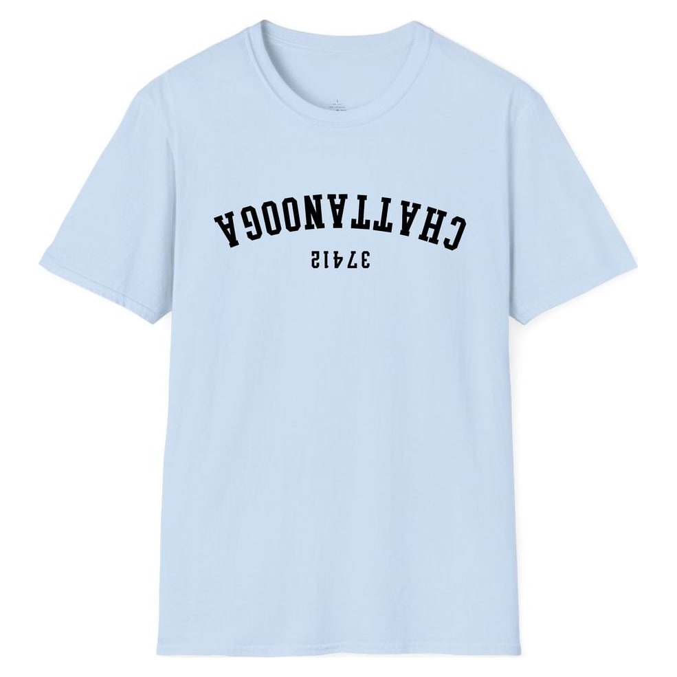 Chattanooga 37412 Arched - Upside Down — Light Blue