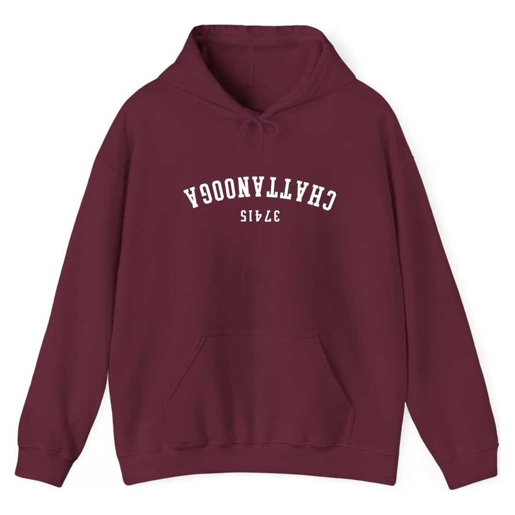 Chattanooga 37415 Arched - Upside Down — Maroon