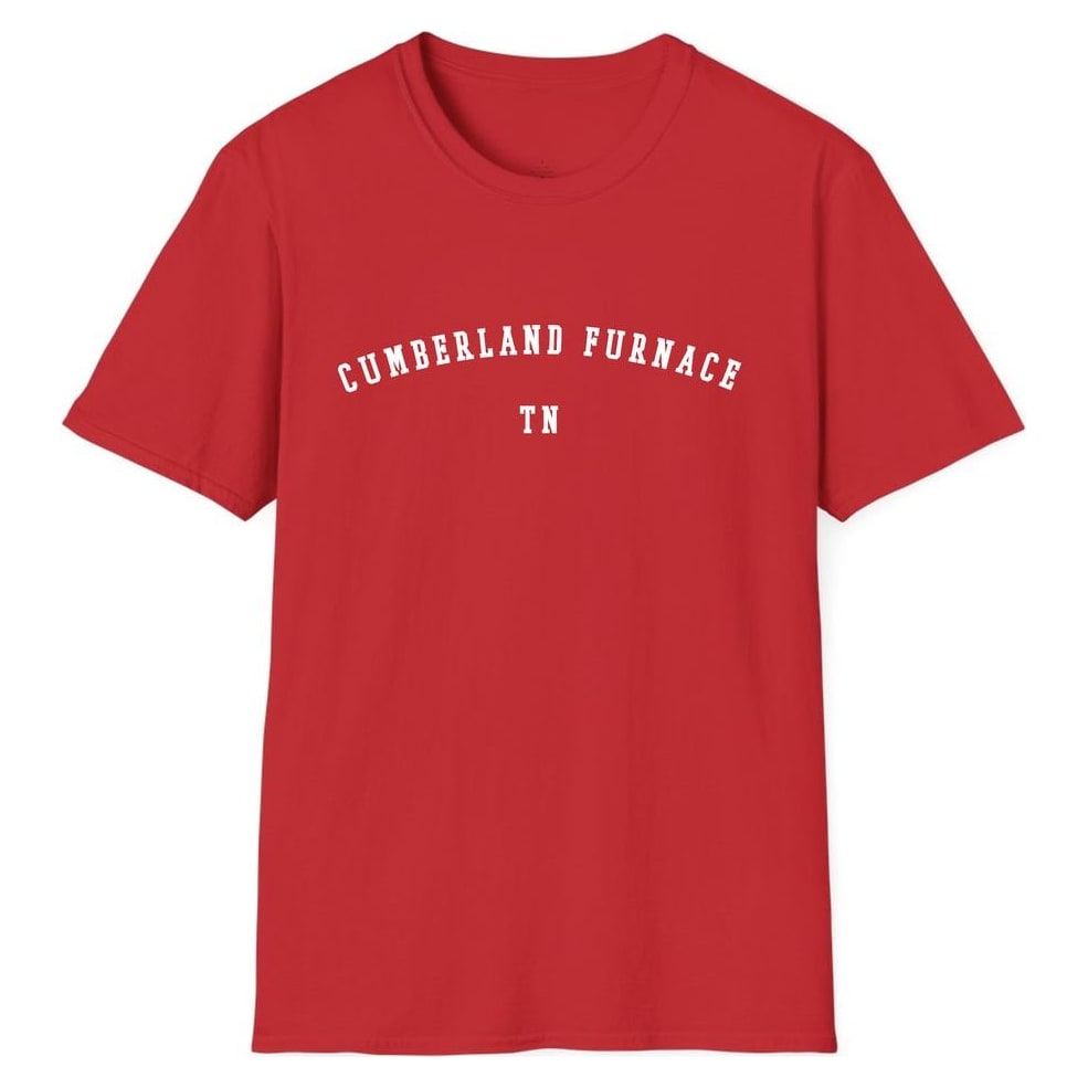 CUMBERLAND FURNACE TENNESSEE ARCHED — Red