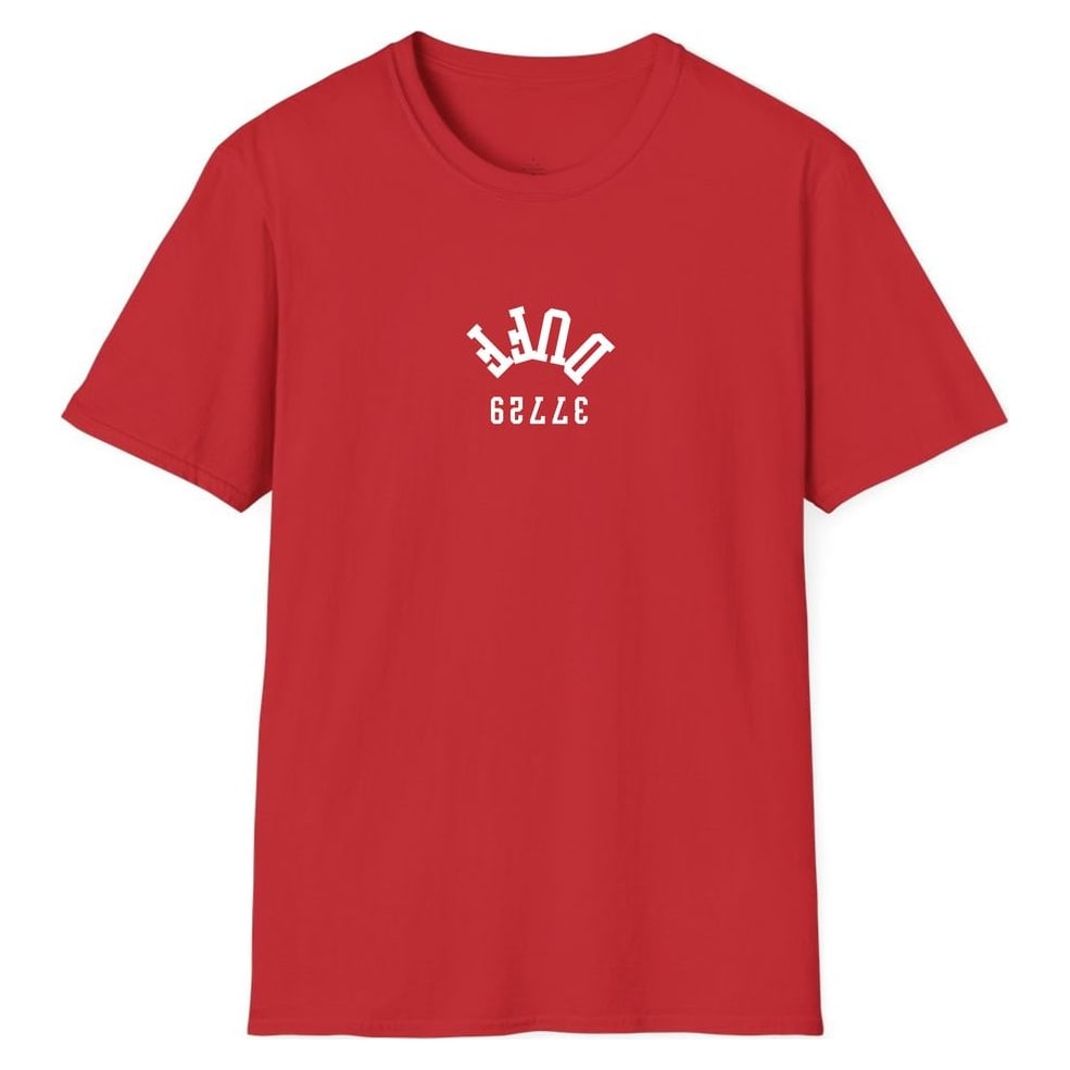 DUFF 37729 ARCHED - UPSIDE DOWN — Red