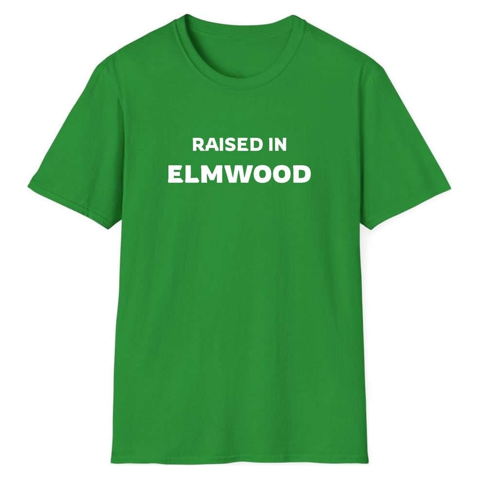 RAISED IN ELMWOOD — Irish Green
