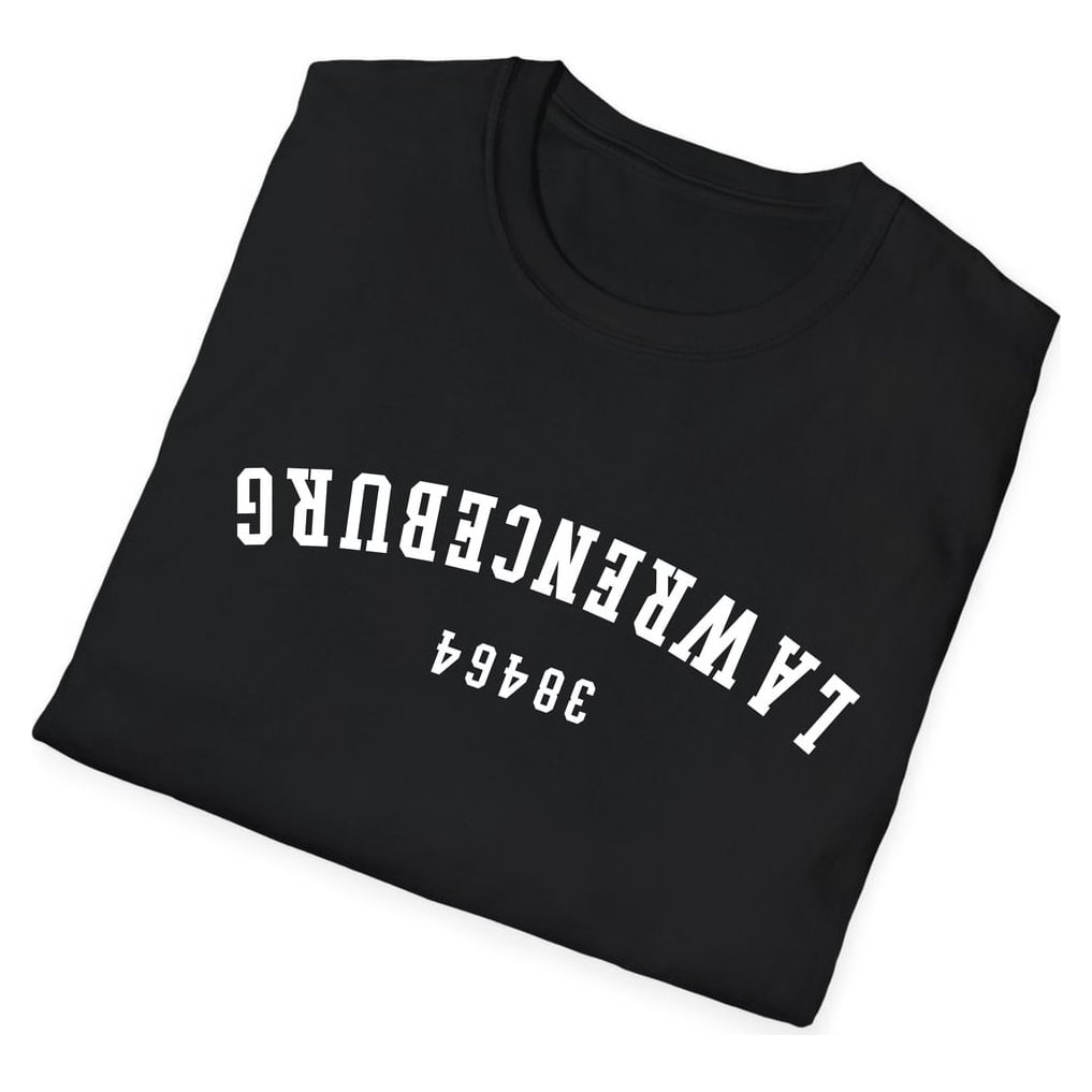Lawrenceburg 38464 ARCHED - UPSIDE DOWN — Black — view 4