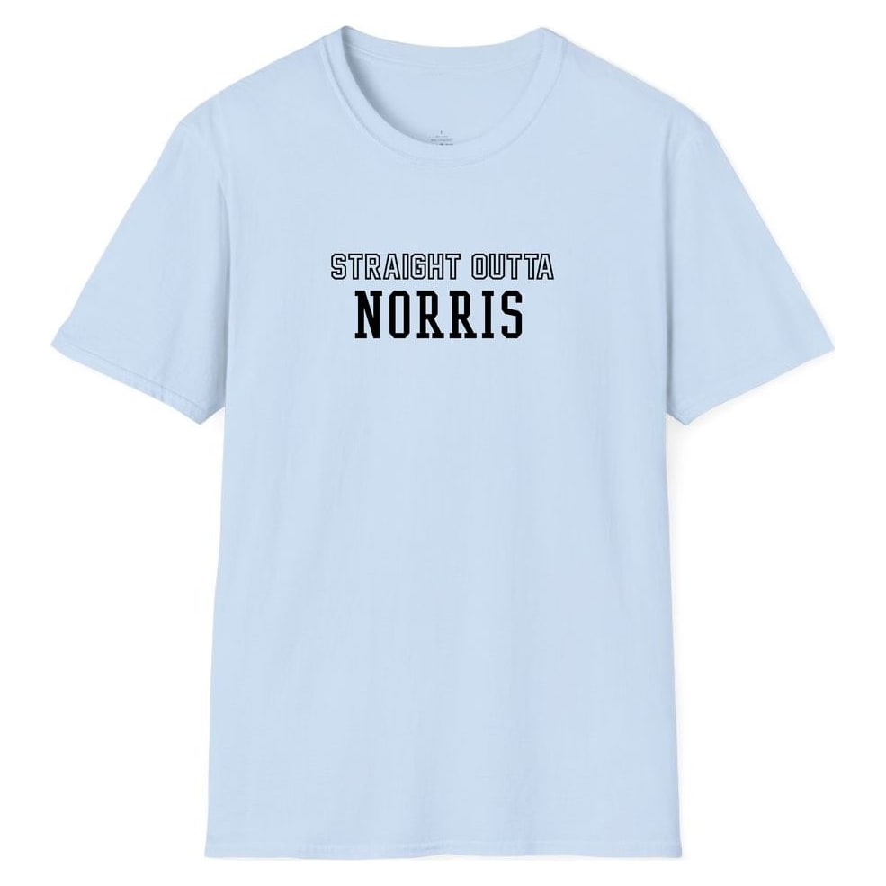 STRAIGHT OUTTA NORRIS — Light Blue