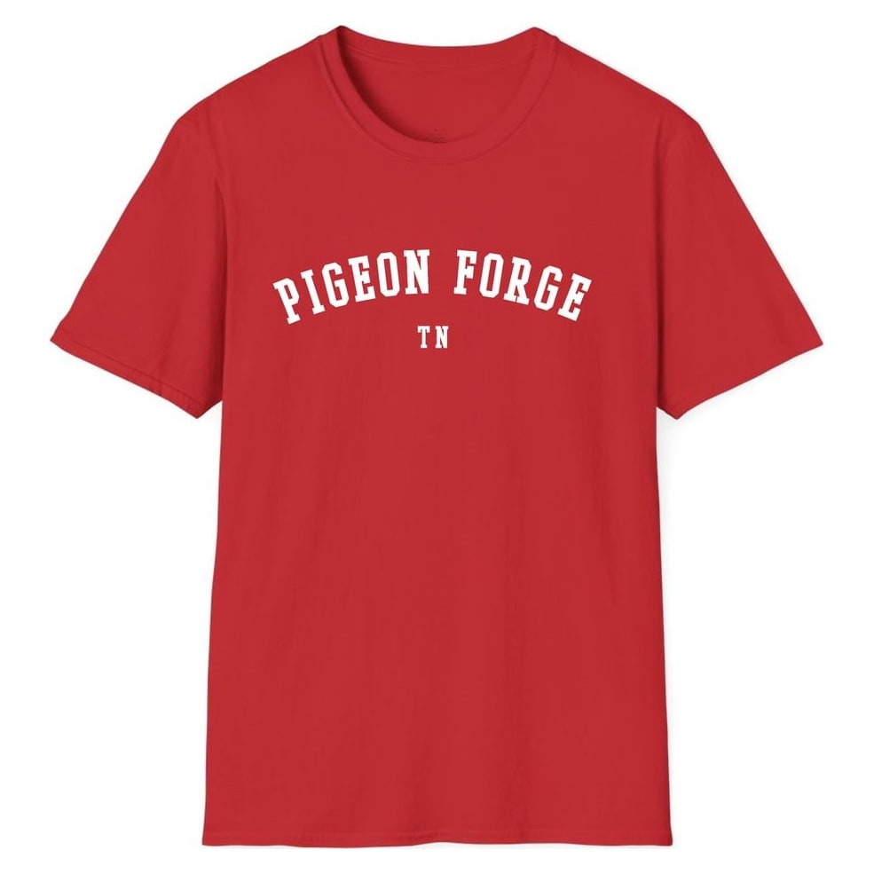 PIGEON FORGE TENNESSEE ARCHED — Red