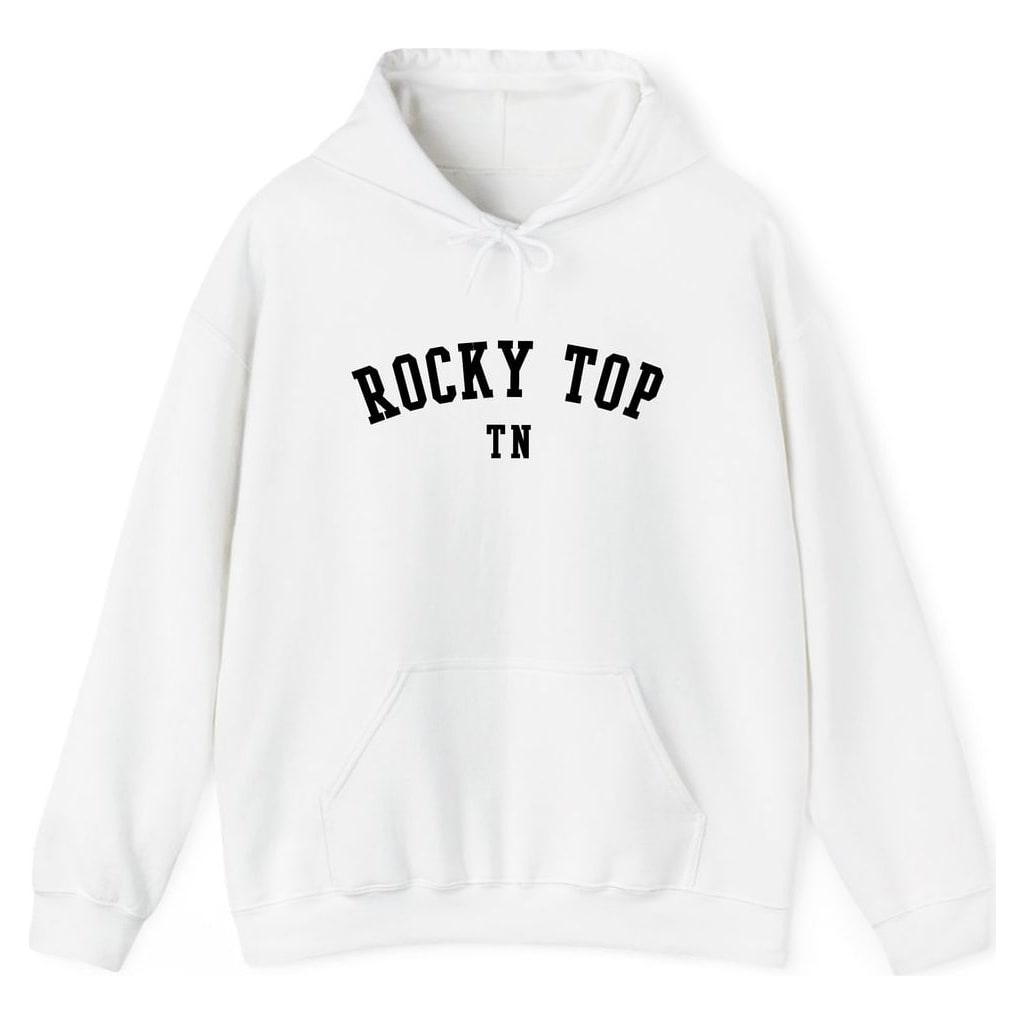 ROCKY TOP TENNESSEE ARCHED — White