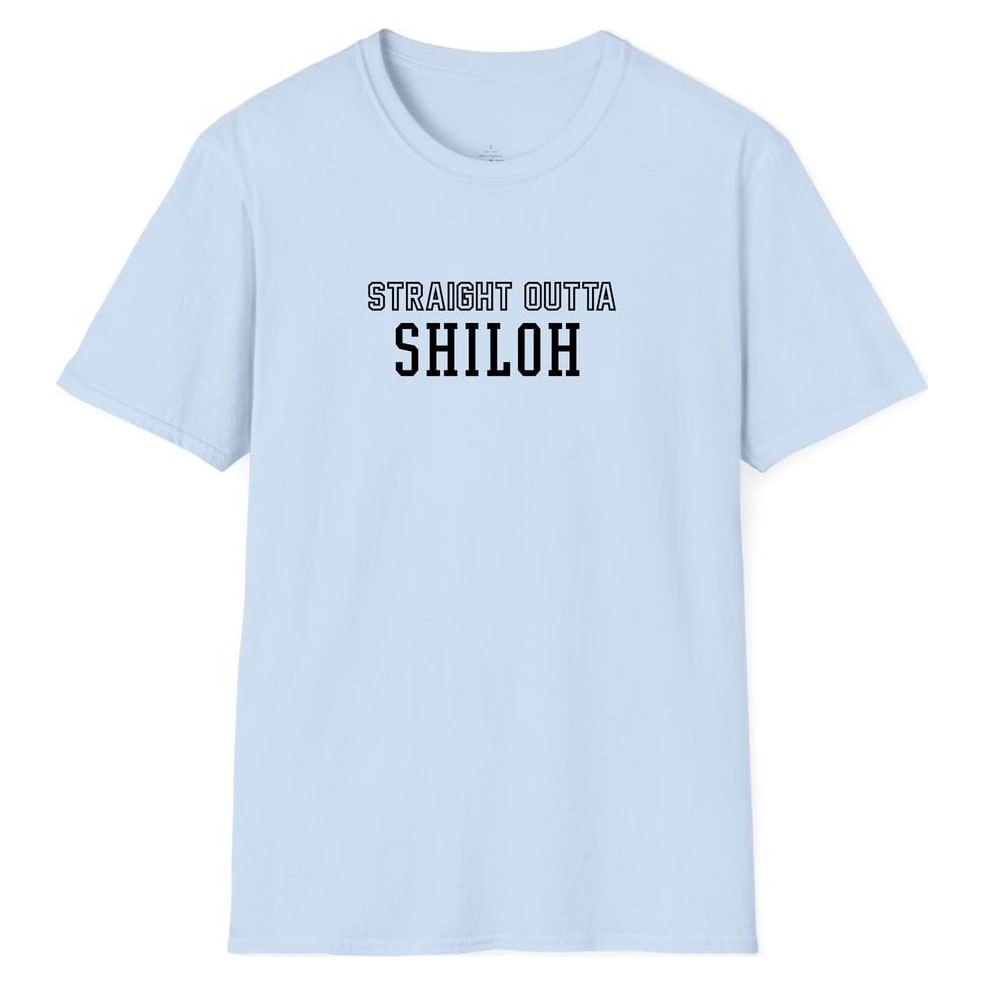 STRAIGHT OUTTA SHILOH — Light Blue