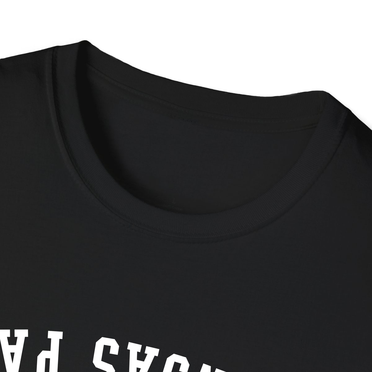 Aransas Pass TEXAS ARCHED - UPSIDE DOWN — Black — view 3