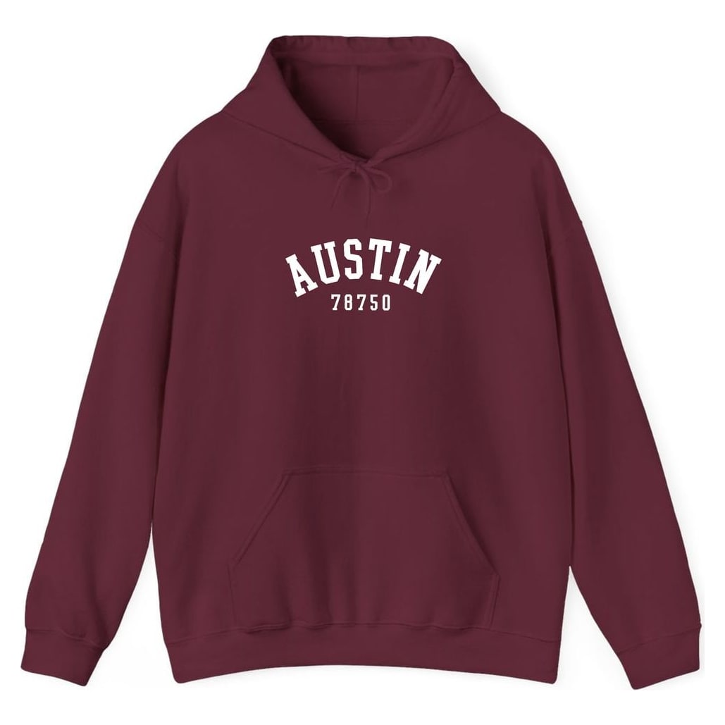 Austin 78750 Arched — Maroon