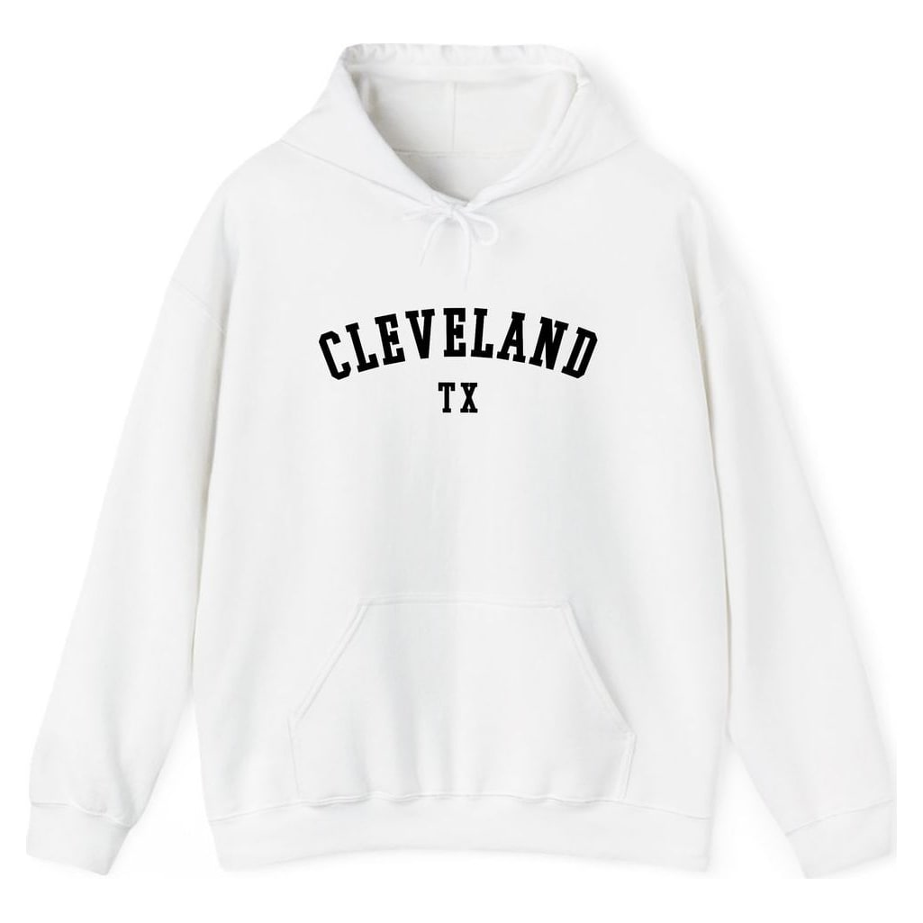 CLEVELAND TEXAS ARCHED — White