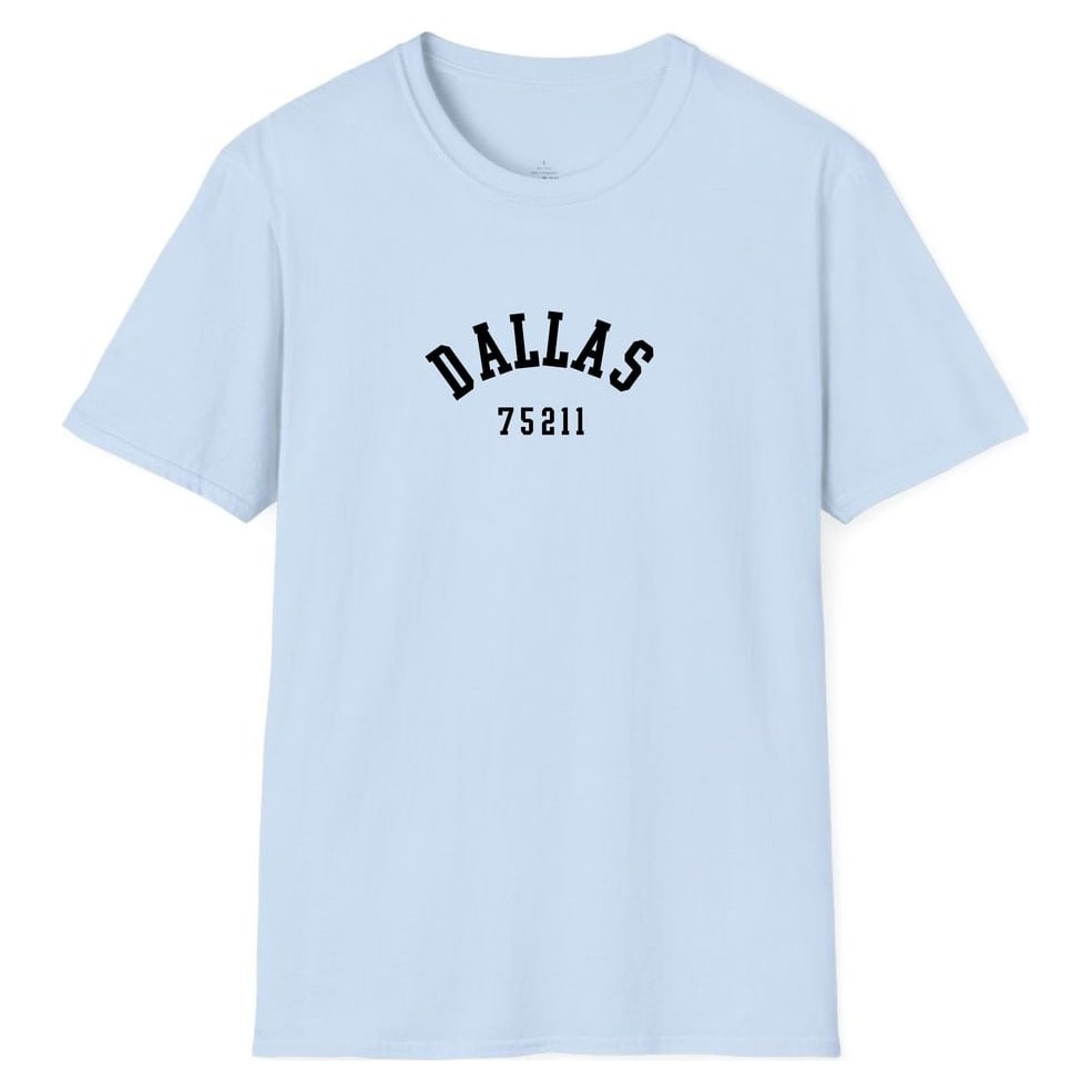 Dallas 75211 Arched — Light Blue