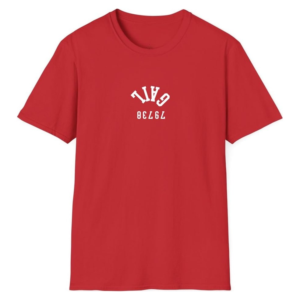 GAIL 79738 ARCHED - UPSIDE DOWN — Red