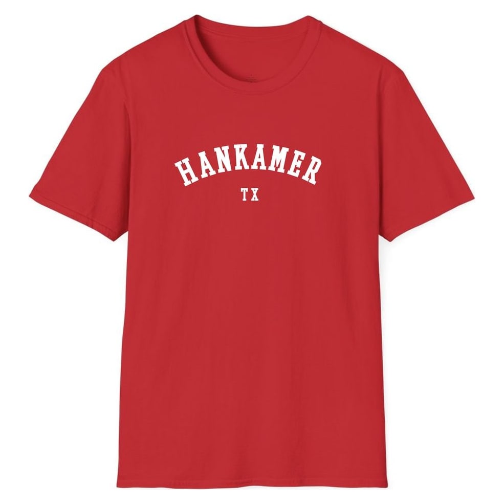 HANKAMER TEXAS ARCHED — Red