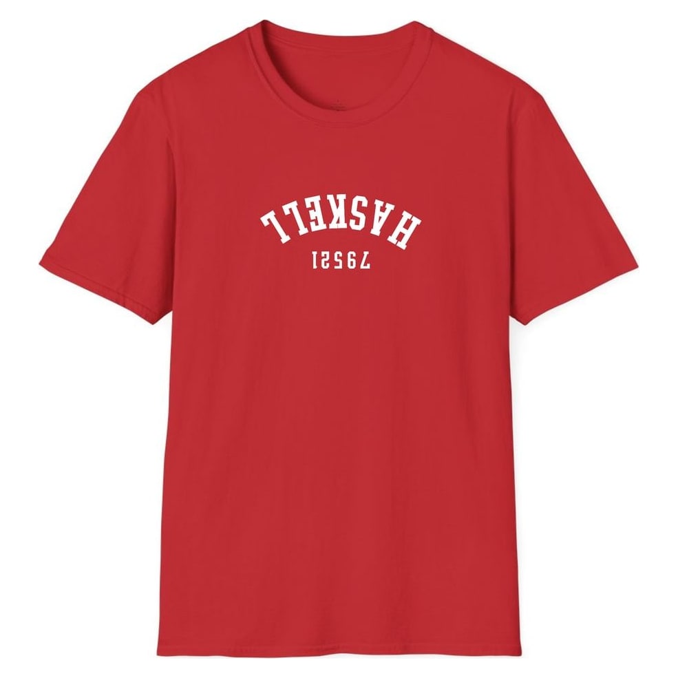 HASKELL 79521 ARCHED - UPSIDE DOWN — Red