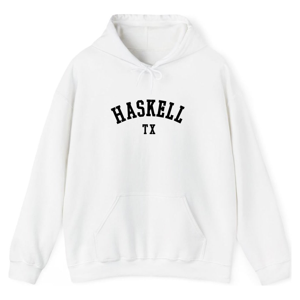 HASKELL TEXAS ARCHED — White