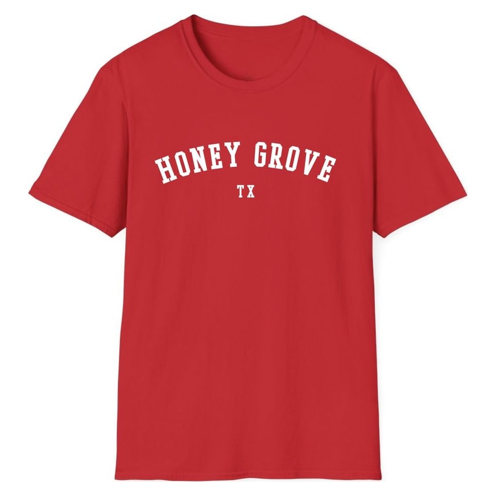 HONEY GROVE TEXAS ARCHED — Red