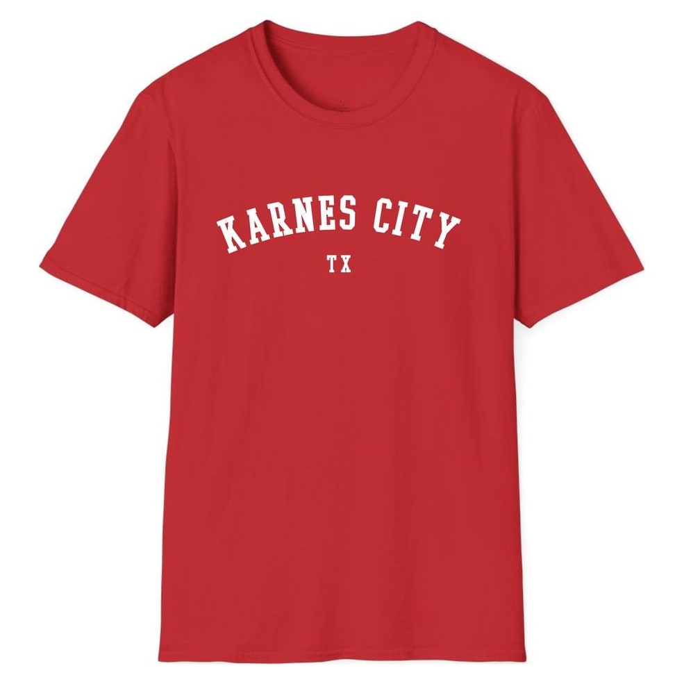 KARNES CITY TEXAS ARCHED — Red
