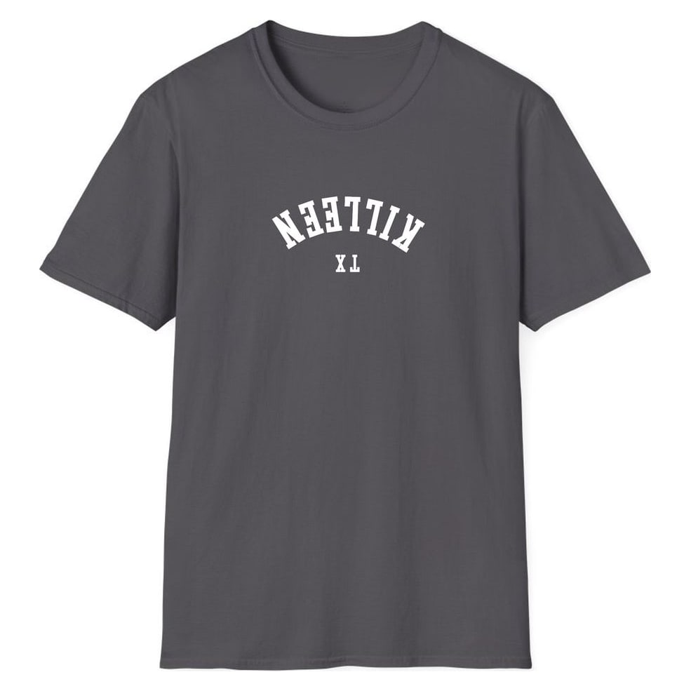 KILLEEN TEXAS ARCHED - UPSIDE DOWN — Charcoal