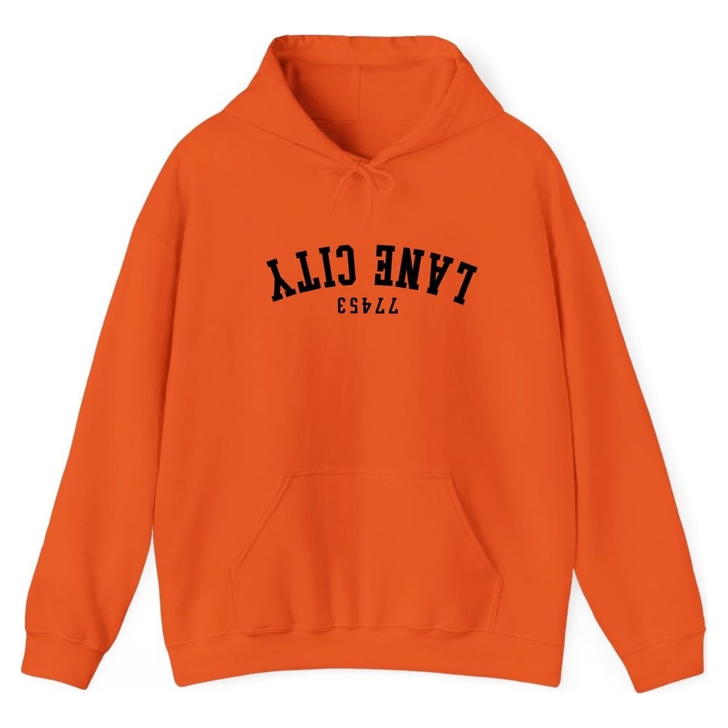 LANE CITY 77453 ARCHED - UPSIDE DOWN — Orange