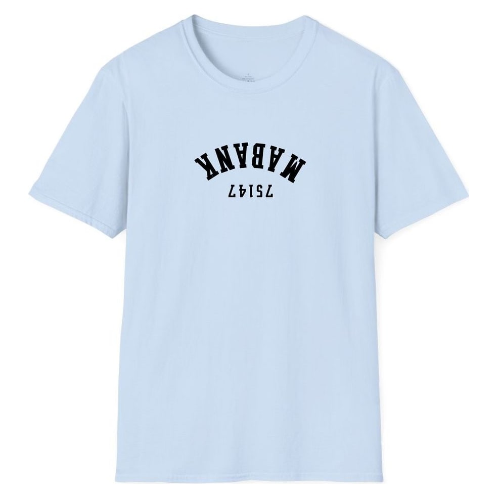 MABANK 75147 ARCHED - UPSIDE DOWN — Light Blue
