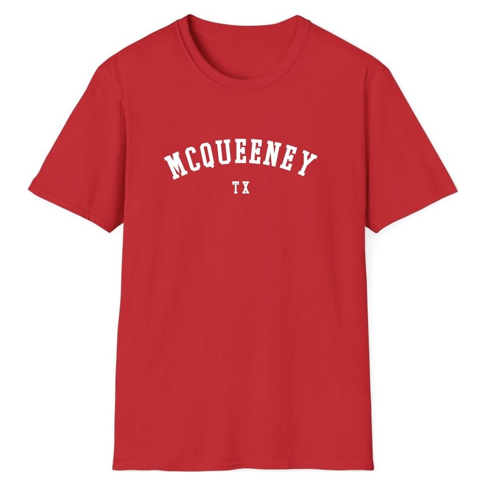 MCQUEENEY TEXAS ARCHED — Red