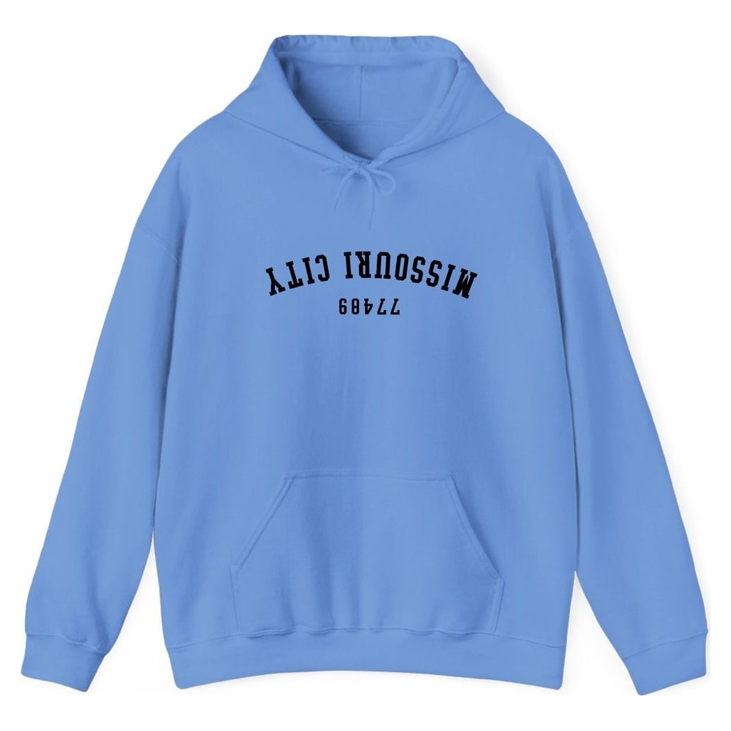MISSOURI CITY 77489 ARCHED - UPSIDE DOWN — Carolina Blue