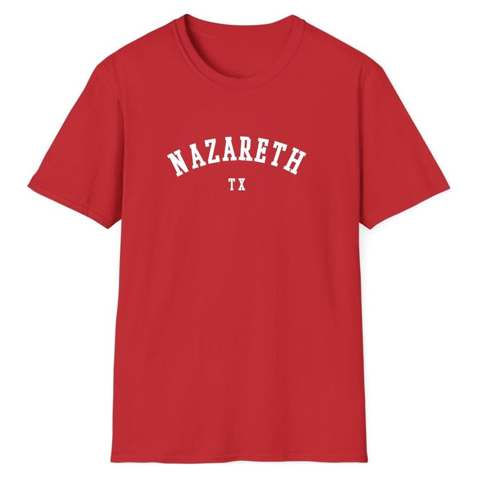 NAZARETH TEXAS ARCHED — Red