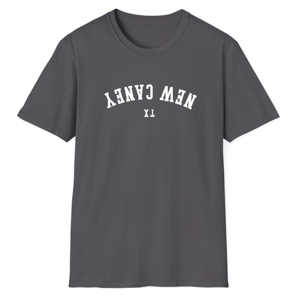 NEW CANEY TEXAS ARCHED - UPSIDE DOWN — Charcoal