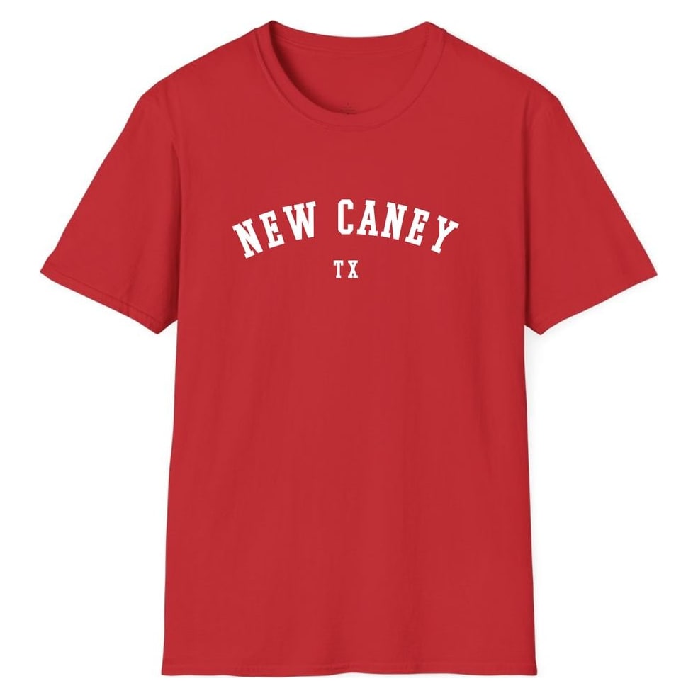 NEW CANEY TEXAS ARCHED — Red