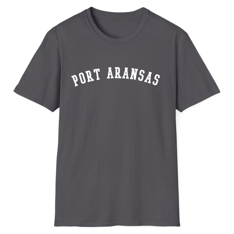 PORT ARANSAS ARCHED — Charcoal