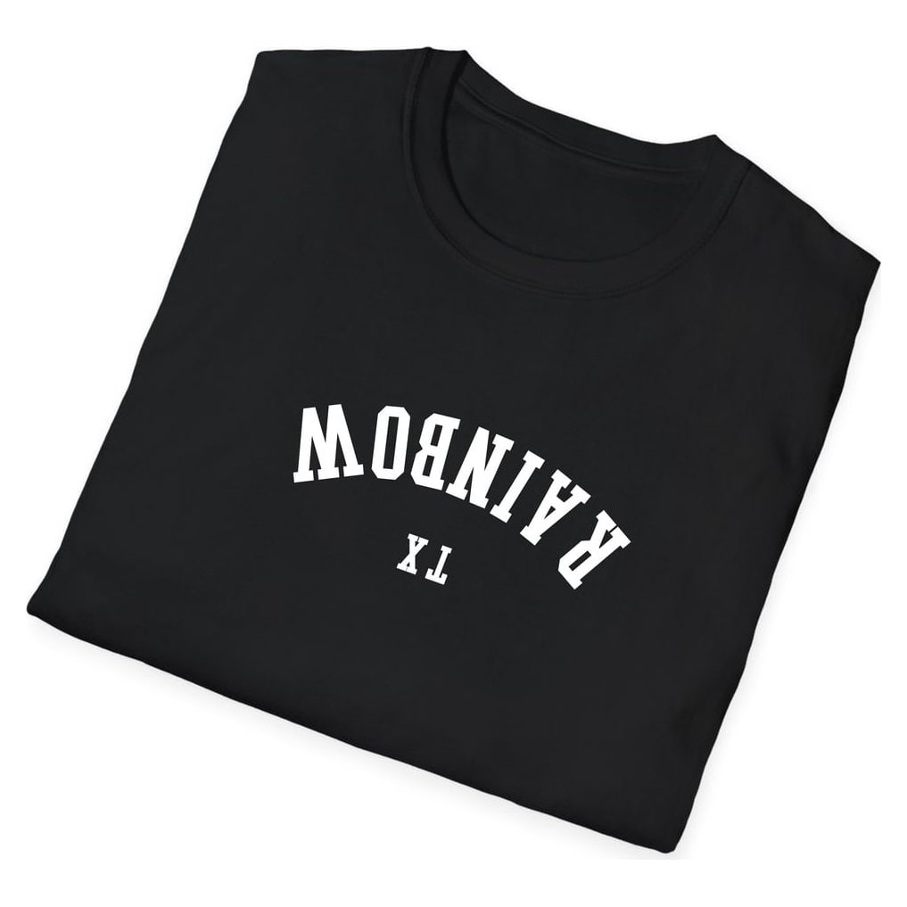 Rainbow TEXAS ARCHED - UPSIDE DOWN — Black — view 4