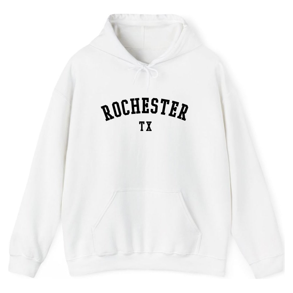 ROCHESTER TEXAS ARCHED — White