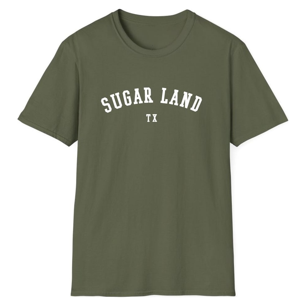 SUGAR LAND TEXAS ARCHED — Military Green