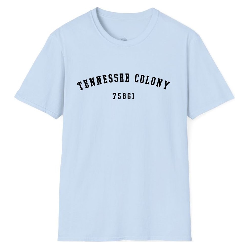TENNESSEE COLONY 75861 ARCHED — Light Blue