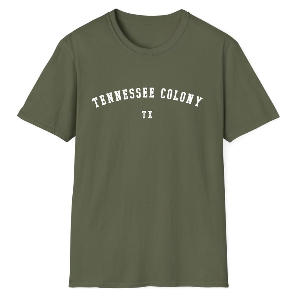 TENNESSEE COLONY TEXAS ARCHED — Military Green