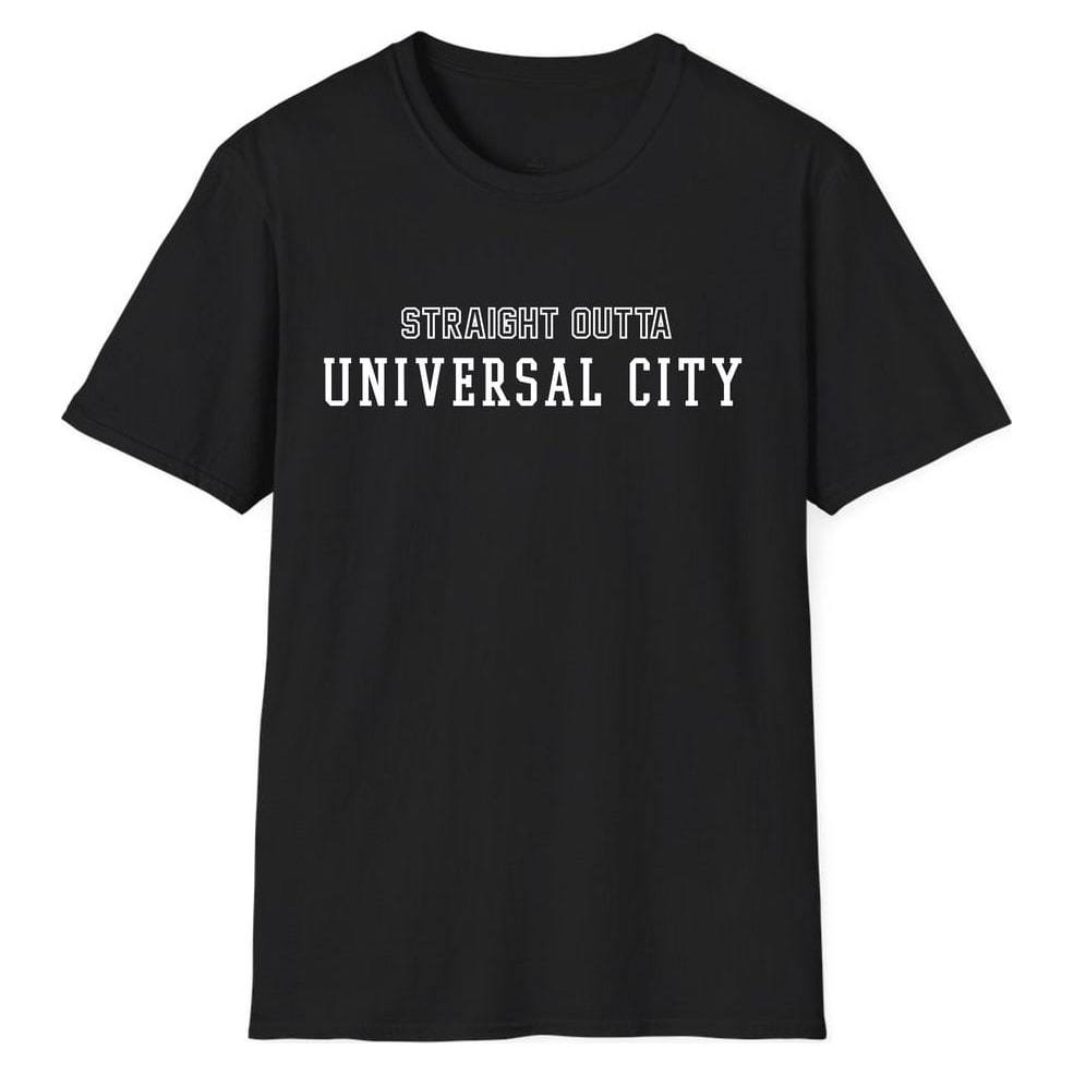 STRAIGHT OUTTA Universal City — Unisex Softstyle T-Shirt