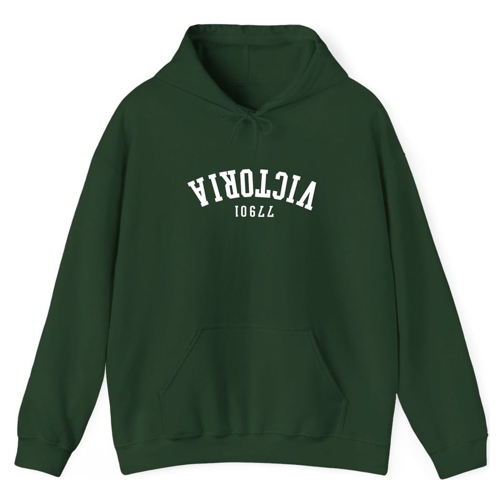 VICTORIA 77901 ARCHED - UPSIDE DOWN — Forest Green