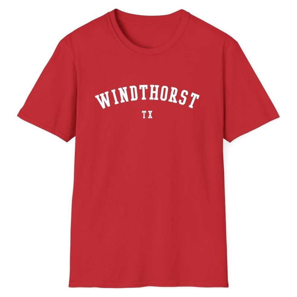 WINDTHORST TEXAS ARCHED — Red